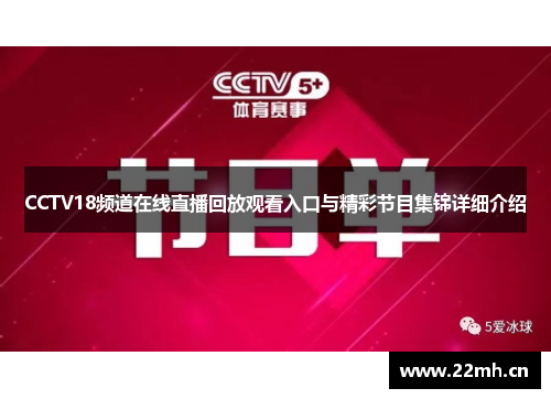 CCTV18频道在线直播回放观看入口与精彩节目集锦详细介绍