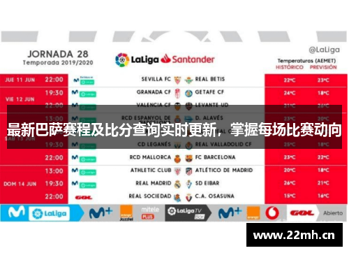 最新巴萨赛程及比分查询实时更新，掌握每场比赛动向